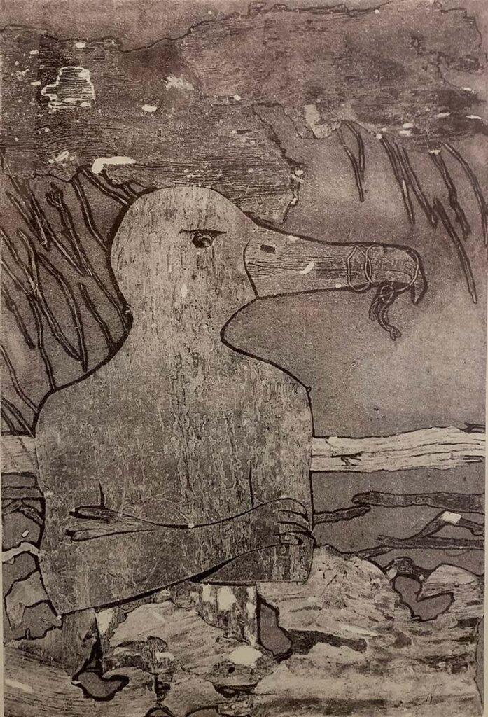 Albatross monoprint