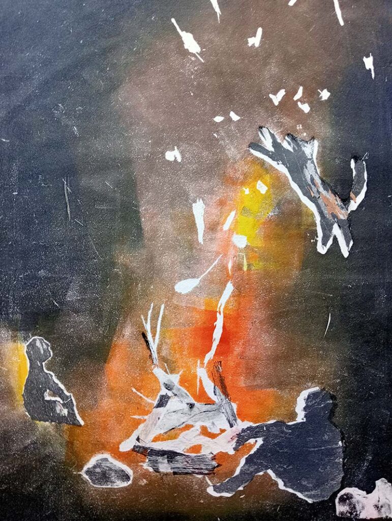 Dog jumps fire 2025